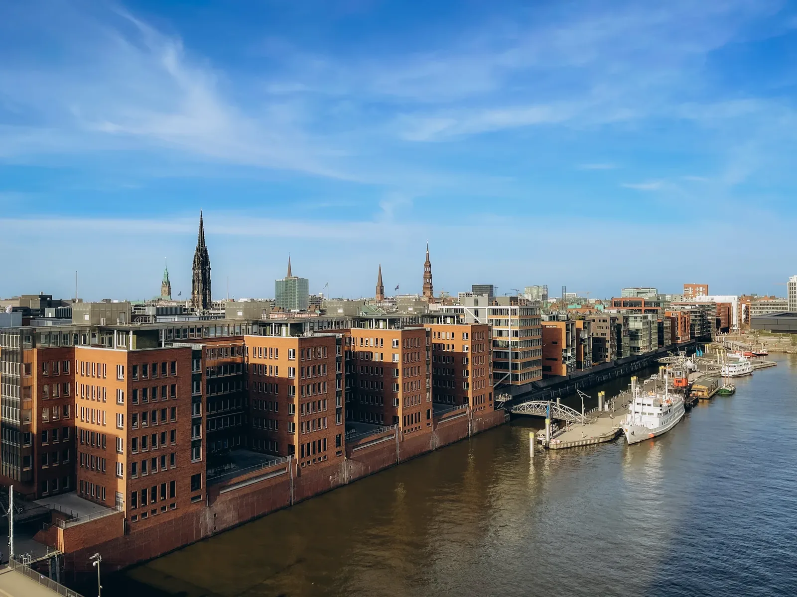 Stadtansicht von Hamburg