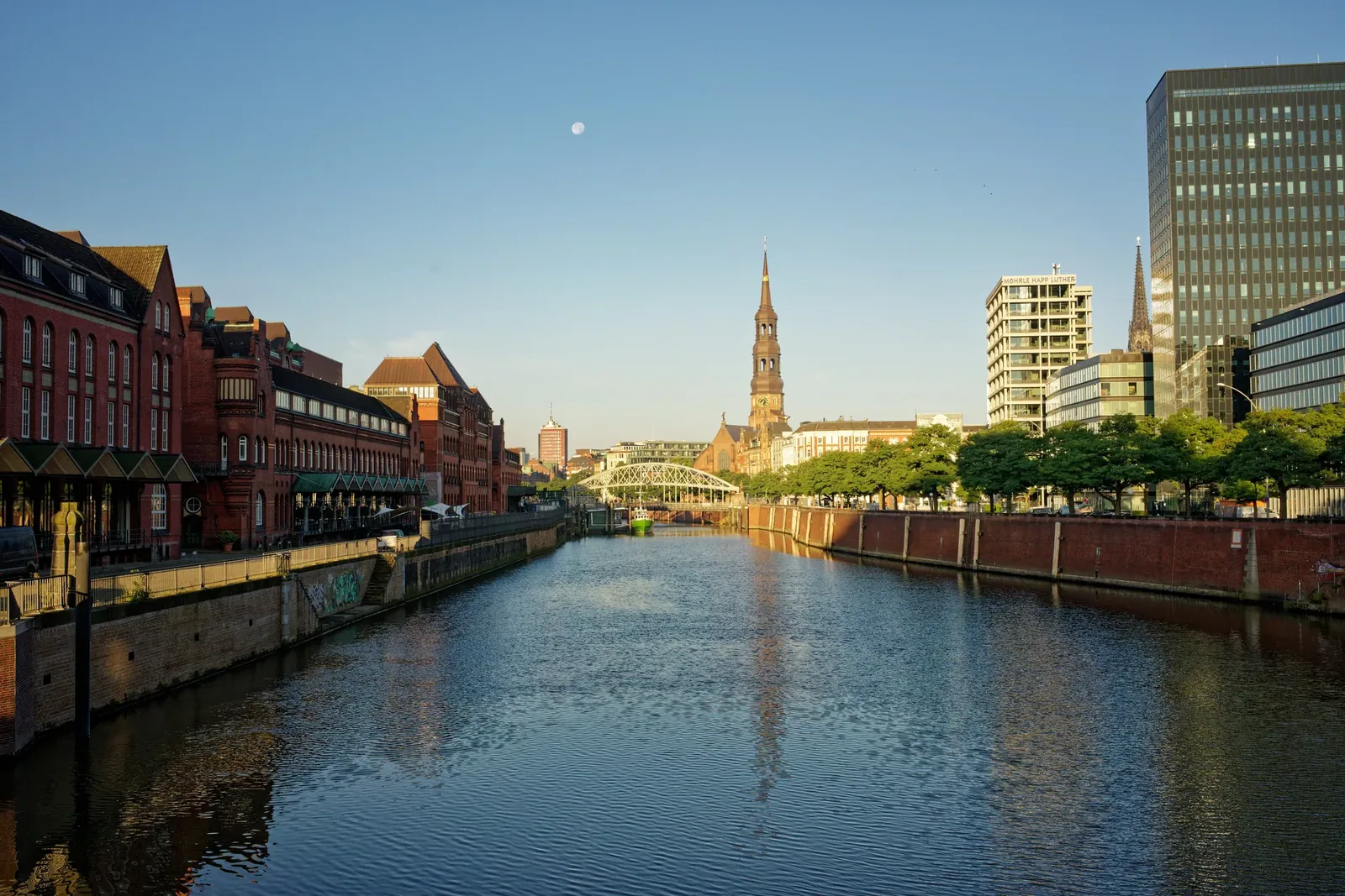 Am Wasser in Hamburg